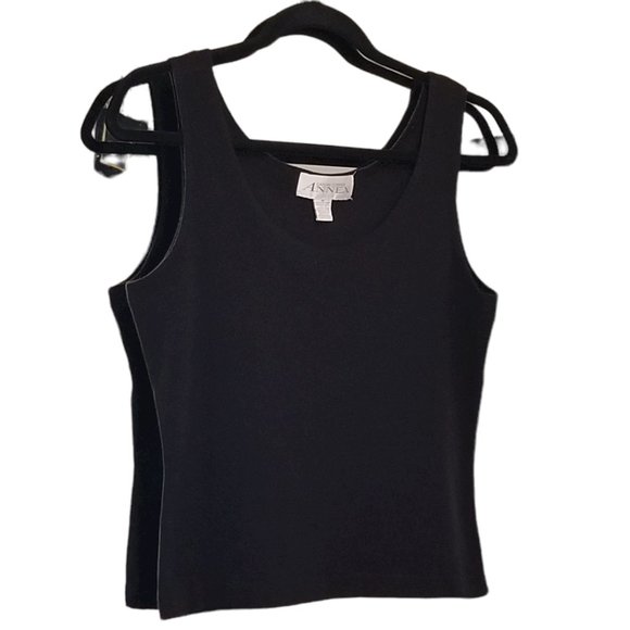 Casual Corner Annex Tops - Casual Corner Annex Women's Black Tank Top, Size Medium